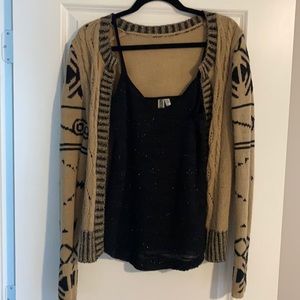 Cardigan+cami